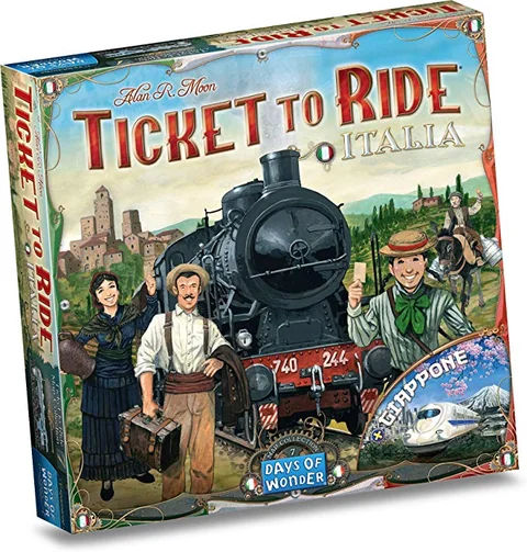 Box of the Ticket to Ride Map Collection expansion with Italy and Japan